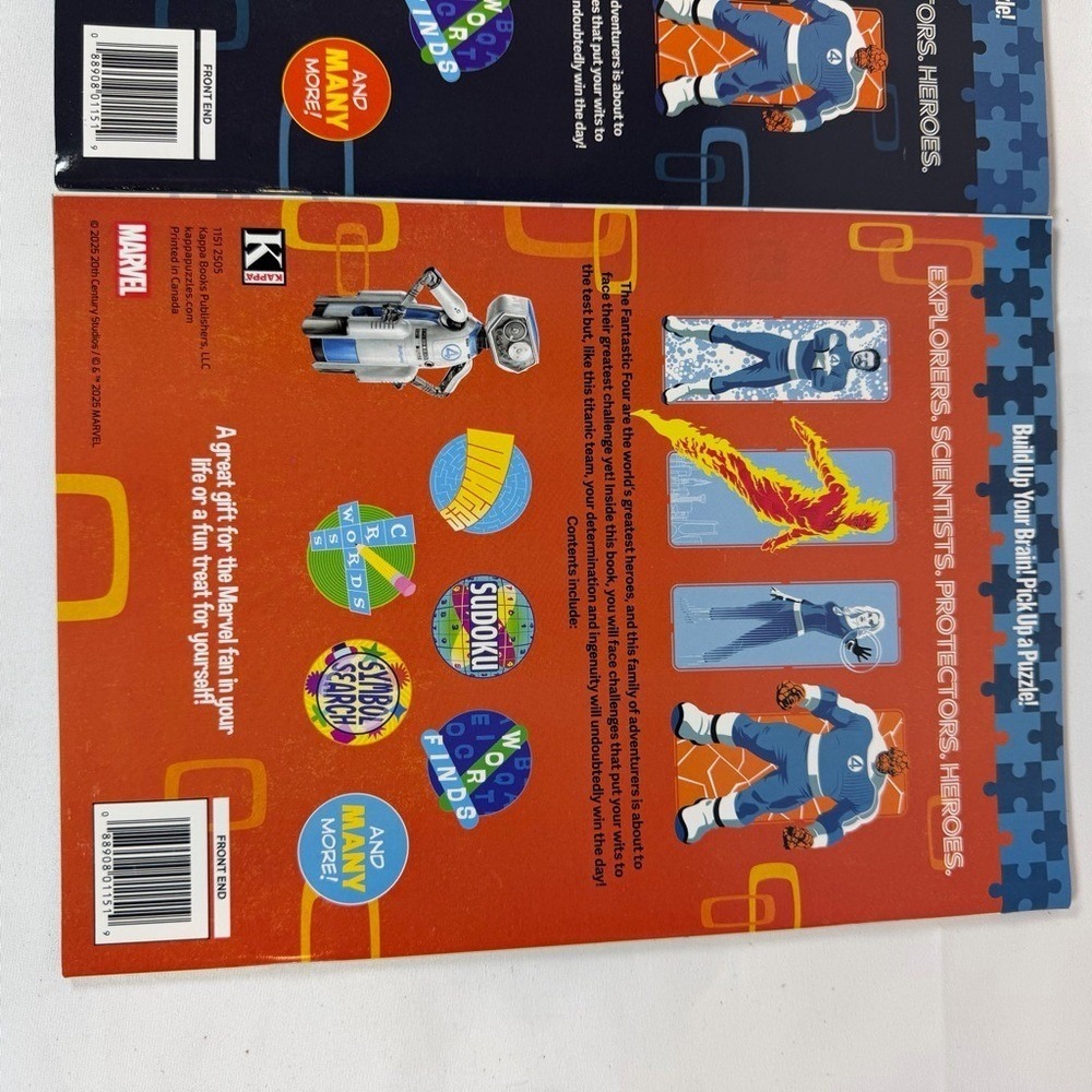 Marvel Studios Fantastic 4 First Steps Variety Puzzles Activities Vol 1 & 2 Set - Picture 6 of 8